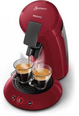 Senseo Original HD6553 Vrijstaand Half automatisch Koffiepadmachine 0.7l Rood — thumbnail 2