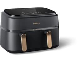 Philips Rapid Air Serie 3000 NA352/00 - Airfryer - Dubbele Mand - 9 Liter
