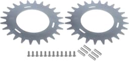 Grasmaaier Spikes - Anti-slip Grip - Verbeterde Tractie - Roestvrij Staal - 1 Set - Zilver — thumbnail 1