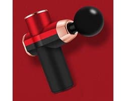 Massagepistool - Mini massageapparaat - Spierherstel - Compact en lichtgewicht - 4 snelheden - Zwart
