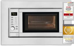 Inbouwmagnetron met Grill - Compacte Oven - Snel Eten Bereiden - Veelzijdige Keukenhulp - 20 Liter - Zilver — thumbnail 1