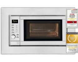 Inbouwmagnetron met Grill - Compacte Oven - Snel Eten Bereiden - Veelzijdige Keukenhulp - 20 Liter - Zilver