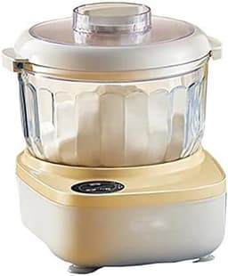 Deegmixer Keukenmachine - Bakmachine Kneedmachine - Brood Deeg Maken - Krachtige DC-motor - 2 Liter Inhoud - Geel — thumbnail 1