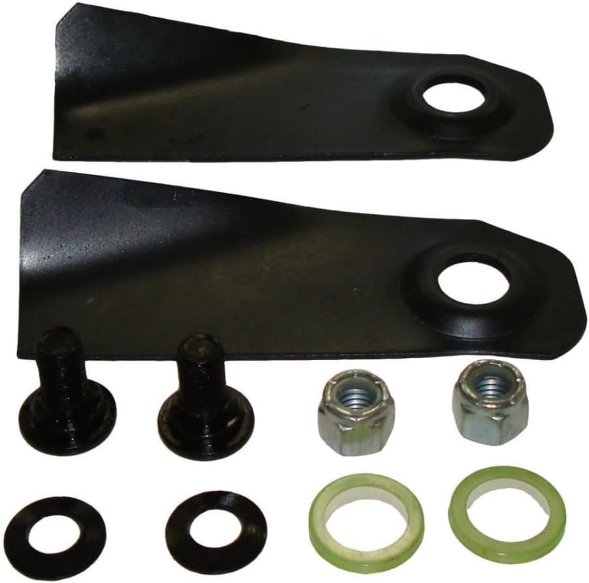 Grasmaaier messen - Snijbladen set - Gazon onderhoud - Set van twee - Passend voor 18 inch - Metaal — afbeelding 1