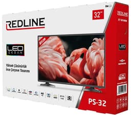 Redline PS-32 32 inch LED Monitor – HD Ready, 1366x768, HDMI, VGA, USB, 10W speakers, geschikt als monitor en tv — thumbnail 2