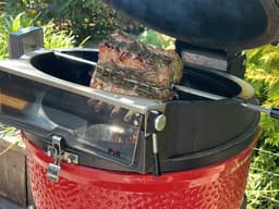PiRO bbq JB Edition - Pizzaoven voor kamado barbecue - Draaispit batterijmotor bbq — thumbnail 5