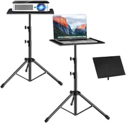 Projector Statief – Universele Laptop & DJ Statief – Standaard -Verstelbaar van 58 tot 160 cm – Opvouwbare Vloerstandaard – Voor Podium, Studio & Thuisgebruik — thumbnail 1