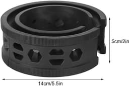 Allecto - Schokdemper - Veer met rubber spacers - Vermindert trillingen - Universeel - Comfortabele rit - Geschikt voor auto - Type C — thumbnail 3