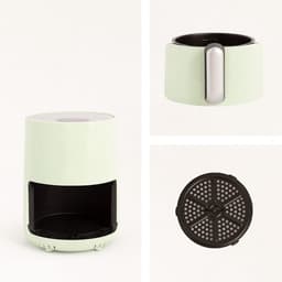YOR® Mini airfryer - Airfryer - Airfryer klein - Groen - ‎26cm x 22cm x 28cm — thumbnail 9