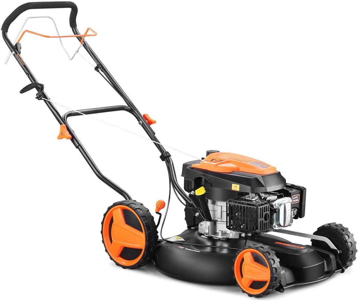 FUXTEC Benzine grasmaaier FX-RM51SA96 Professionele mulchmaaier met 51 cm en zelfaandrijving, krachtige 196 cc motor, mulchen. — afbeelding 1
