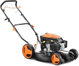 FUXTEC Benzine grasmaaier FX-RM51SA96 Professionele mulchmaaier met 51 cm en zelfaandrijving, krachtige 196 cc motor, mulchen. — thumbnail 1