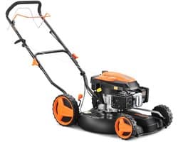 FUXTEC Benzine grasmaaier FX-RM51SA96 Professionele mulchmaaier met 51 cm en zelfaandrijving, krachtige 196 cc motor, mulchen.