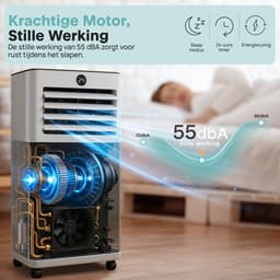 SereneLife Mobiele Airco 9000 BTU - Airconditioner met Afvoerslang en Raamafdichtingskit - 3-in-1 Airconditioning voor Ruimtes tot 31 m² — thumbnail 4