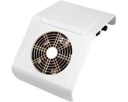 Nagelstofzuiger, Nail Dust Collector Machine for Manicure Pedicure Gereedschap Sterke Zuigkracht Nagels Art Tool 40W Nail Fan for manicure Stofzuiger, voor manicure salon machine(White)