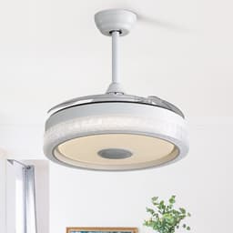 Gutent - Plafondlamp met ventilator - 107cm - 3 ABS bladen - DC motor - Met afstandsbediening - 32W LED verlichting — thumbnail 5