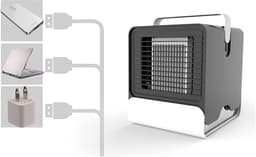 Mobiele Airco - Ventilator Koeler - Persoonlijke Verkoeling - Stille Krachtige Werking - 16 x 16 x 18 cm - Wit — thumbnail 4