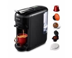 HomeGoodies - 5in1 Koffiezetapparaat - Koffiecupmachine - Koffiemachines - Heet & koud - Diverse capsules - Espresso & cappuccino