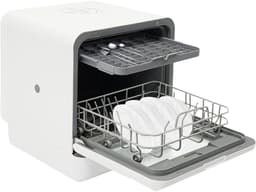 Tafelvaatwasser - Mini vaatwasser - Keuken Gemak - Installatievrij - 40 x 45 x 45 cm - Wit — thumbnail 1