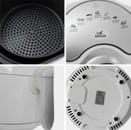Airfryer Oven - Hetelucht Friteuse - Gezond Koken - Snelle Verwarming - 2.6 Liter - Wit — thumbnail 2