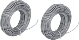 Grasmaaier Staalkabel Koord - Nylon Lijn - Gazon Onderhoud - Duurzaam Nylon Materiaal - 24m 2.0mm - Grijs — thumbnail 5