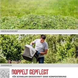 Benzine Grasmaaier - Gazonmaaier Outdoor - Middelgroot Gras - Lichtgewicht Manoeuvreerbaar - 40 cm Snijbreedte - Zwart Rood — thumbnail 5