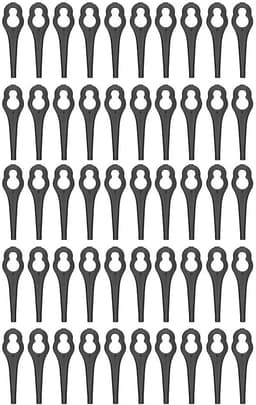 Dailygoods- Grassnijmes 50 Stuks - Kunststof Mes - Duurzaam - Antiroest - Hoge Efficiëntie - Eenvoudig te Installeren - Grasmaaier — thumbnail 1