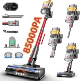 Tdyon Steelstofzuiger -85000 Pa Zuigkracht/680W/80 Min/2,8 l, Wassertank-Akku-Stielstaubsauger -Grote stofbeker-LED, Anti-Tangle-HEPA-filtratie — thumbnail 1