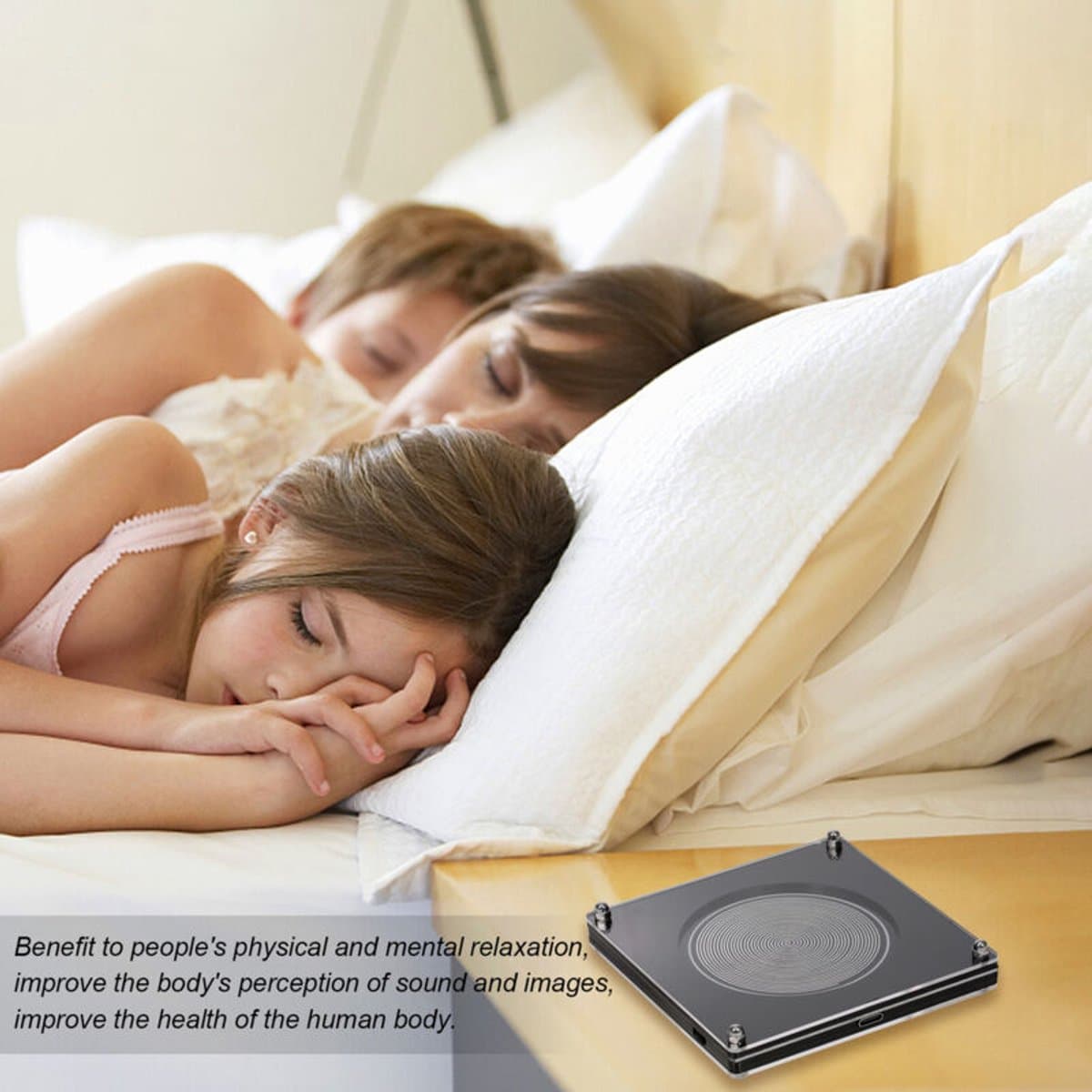 Schumann-resonantie ultra-lage frequentie pulsgenerator audioresonator, DC 5V 7,83Hz, voor ontspanning en slaap, verbetert de waarneming van geluid en beelden door het lichaam. — afbeelding 1