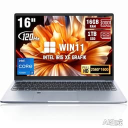 Ninkear N16 Pro 16 inch laptop - Intel Core i7-12700H - 12GB DDR4 - 1TB SSD - QHD 120Hz - Intel Arc - Windows 11 — thumbnail 1
