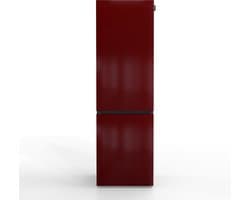 NUNKI LARGECOMBI-FBUR / Combi Bottom Koelkast, E, 198+71l, Gloss Burgundy (Front only)