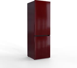 NUNKI LARGECOMBI-ABUR / Combi Bottom Koelkast, E, 198+71l, Gloss Burgundy (ALL sides) — thumbnail 4