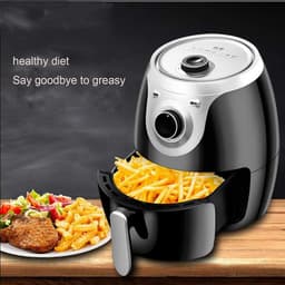 Compacte Mini Oven - Gezonde Frituurpan - Snelle Maaltijden - Veelzijdige Kookopties - 4 Liter Inhoud - Zwart — thumbnail 2