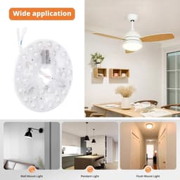 Dailygoods - Plafondventilator met Dimbaar LED Licht en Geheugenfunctie — thumbnail 3