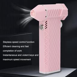 Generic Mini Jet Blower, 110.000 RPM Draadloze Elektrische Luchtstofzuiger met Traploze Snelheidsregeling en 8000mAh Batterij, Draagbare Handblazer voor Schoonmaken, Auto, Toetsenbord, — thumbnail 3