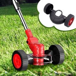 Wielen voor grasmaaier - Hulpwielen Stabilisatieframe - Gazononderhoud Vereenvoudigen - 180 Graden Draaibare Kop — thumbnail 2