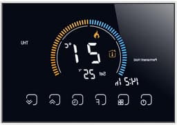 Digitale Thermostaat - Slimme Verwarming - Comfort Verwarmen - App Controle - 5A 16A - Zwart — thumbnail 1