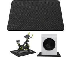 Anti-trillingsmat 60 x 60 cm, antislip siliconen mat voor wasmachine, droger en vriezer, voorkomt geluid en beweging