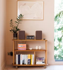 Pure Classic Stereo Mini - Het charmante microstereosysteem, Koffiebruin/Walnoot — thumbnail 5