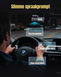 RUX® Dashcam Voor en Achter - Dashcam - Dashcam Voor Auto - Zwart - 5cm x 10cm x 4cm — thumbnail 2