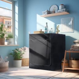 Wasmachine Beschermhoes - Wasmachine hoes - Wasmachine beschermer - Wasmachine overtrek - 210D Oxford Stoffen - Beschermer - Wasmachine Hoes - 60x60x85cm - Wasmachine- & Drogeraccessoires — thumbnail 2