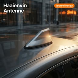 VCTparts® Universele Haaienvin Autoradio Antenne Grijs/Zilver - Sportief Modern Auto Design — thumbnail 5