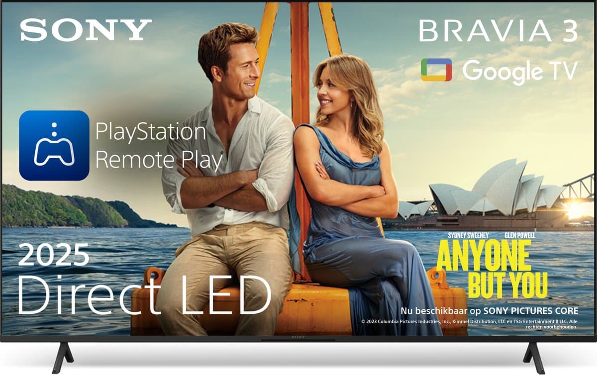 Sony K85S32BP.CEI Smart TV 85’’ BRAVIA 3 LED 4K 2025 — afbeelding 1