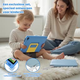 Hotlight 10.1 Kindertablet – Android 15 Tablet met Blauw tablet hoesje - Tablet Hoes Sleeve – 20 GB RAM/128GB ROM - Ouderlijk Toezicht – Vanaf 3 Jaar — thumbnail 3