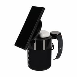 BRAINZ 5-in-1 Charging Speaker - Draadloze Oplader - Bluetooth Speaker - Sfeerverlichting - Zwart — thumbnail 4