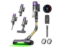 ULTENIC U20 Draadloze Handstofzuiger - 80 kPa - Gebruiksduur van 60 minuten - Verwijderbare accu - Opvouwbare slang - Greeneye-technologie