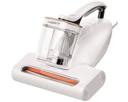 Uwant UV-stofzuiger voor matrassen, 13 kPa zuigkracht, metalen rollers, 253,7 nm UV-C UV-lamp, 36.000 toeren per minuut, 65 °C verwarming, HEPA-filter en ultrasone matrasstofzuiger, geschikt voor banken, kussens, spreien, enz