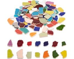 Mosaic Tegels van Keramiek voor Creatieve DIY Projecten en Tuin- en Huishouddecoratie, 260g