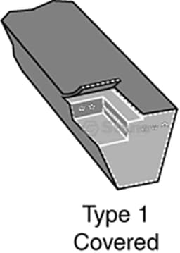 Vervangende Riem - Maaier Riem - Grasmaaier Onderhoud - Overdekt Riem Type - 210.8 cm Lengte - Zwart — thumbnail 2