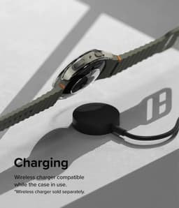 Ringke Slim + Glass | Hoesje + Screen Protector Geschikt voor Samsung Galaxy Watch 7 40MM | Case met 9H Tempered Glass | Transparant — thumbnail 4