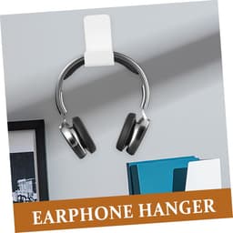 Koptelefoon Hanger - Headset Rek - Opbergen - Zelfklevend - 7.9 x 4.5 x 6.6 cm - Wit — thumbnail 5